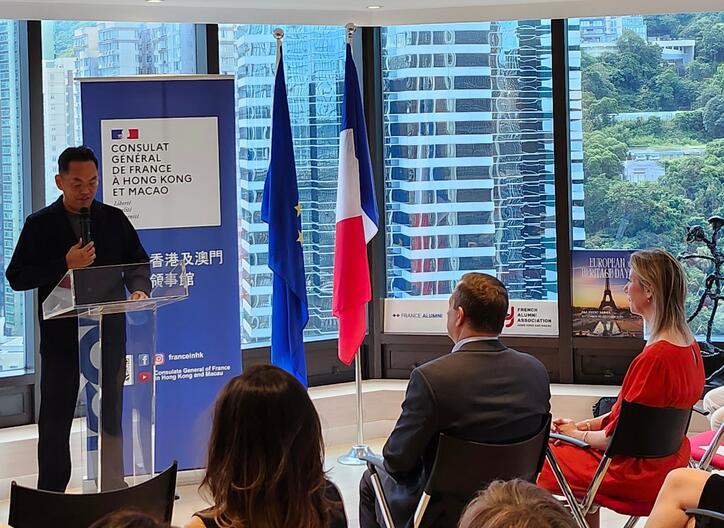 President of the French Alumni Association Mr. Kennic Tong