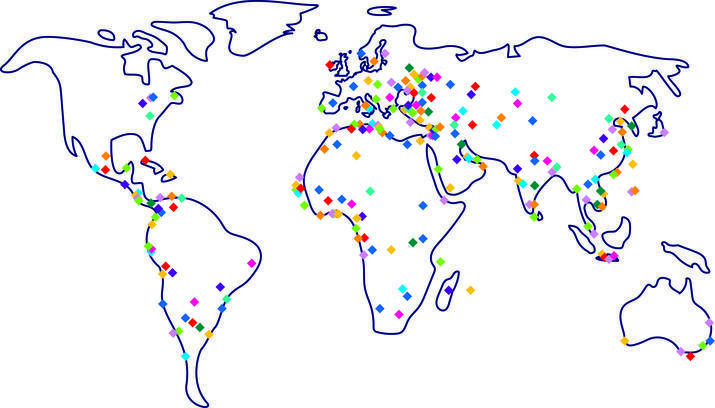 carte des espace mapemonde