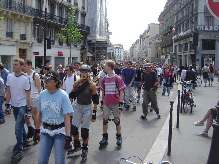  Roller ride in Paris