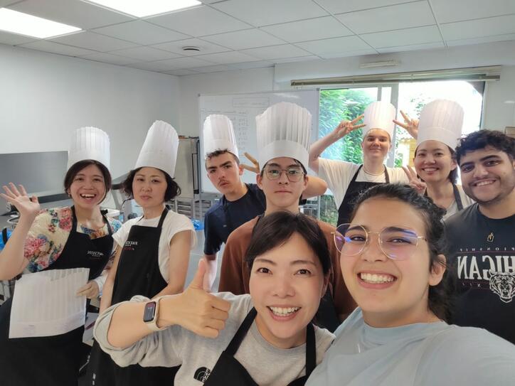 Cooking class at Fauchon School Cooking class at Fauchon School